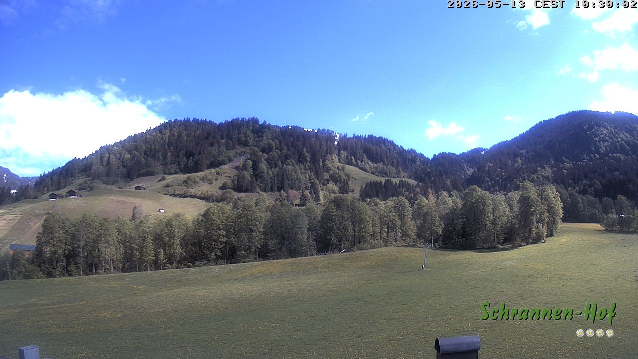 Archiv Foto Webcam Schoppernau: Schrannen-Hof