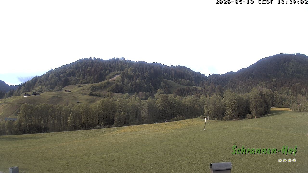 Archiv Foto Webcam Schoppernau: Schrannen-Hof