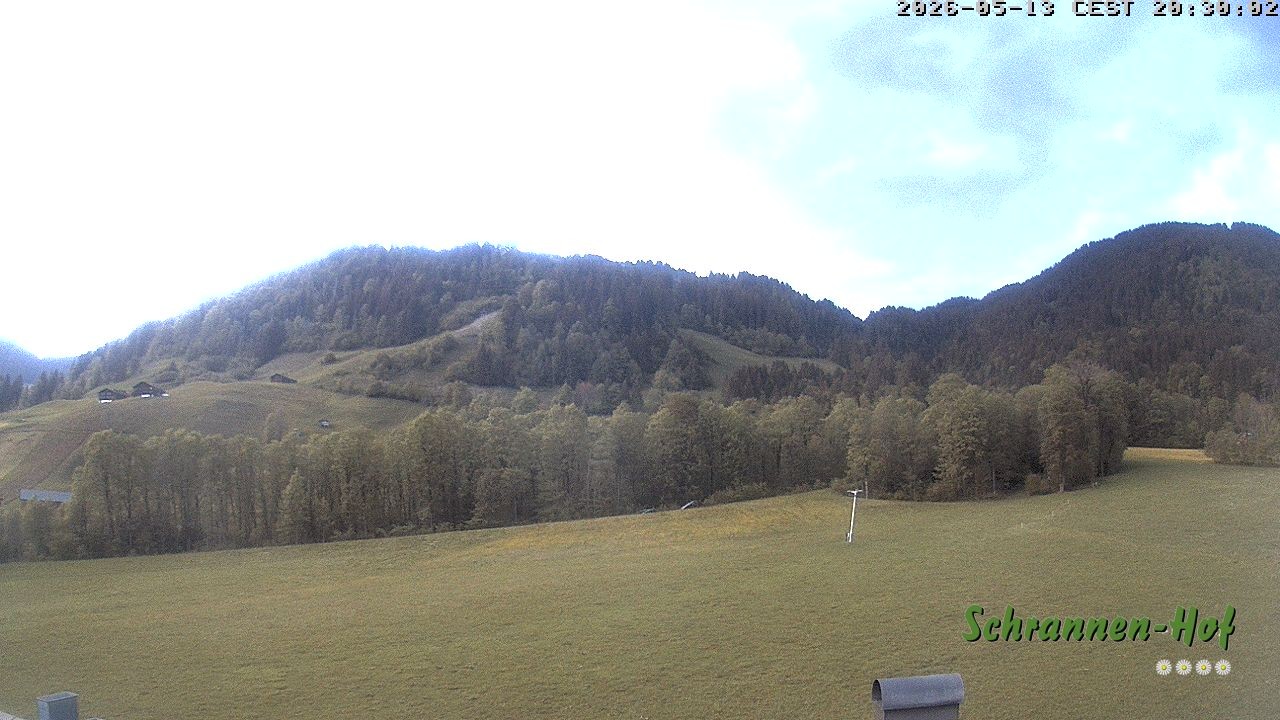 Archiv Foto Webcam Schoppernau: Schrannen-Hof