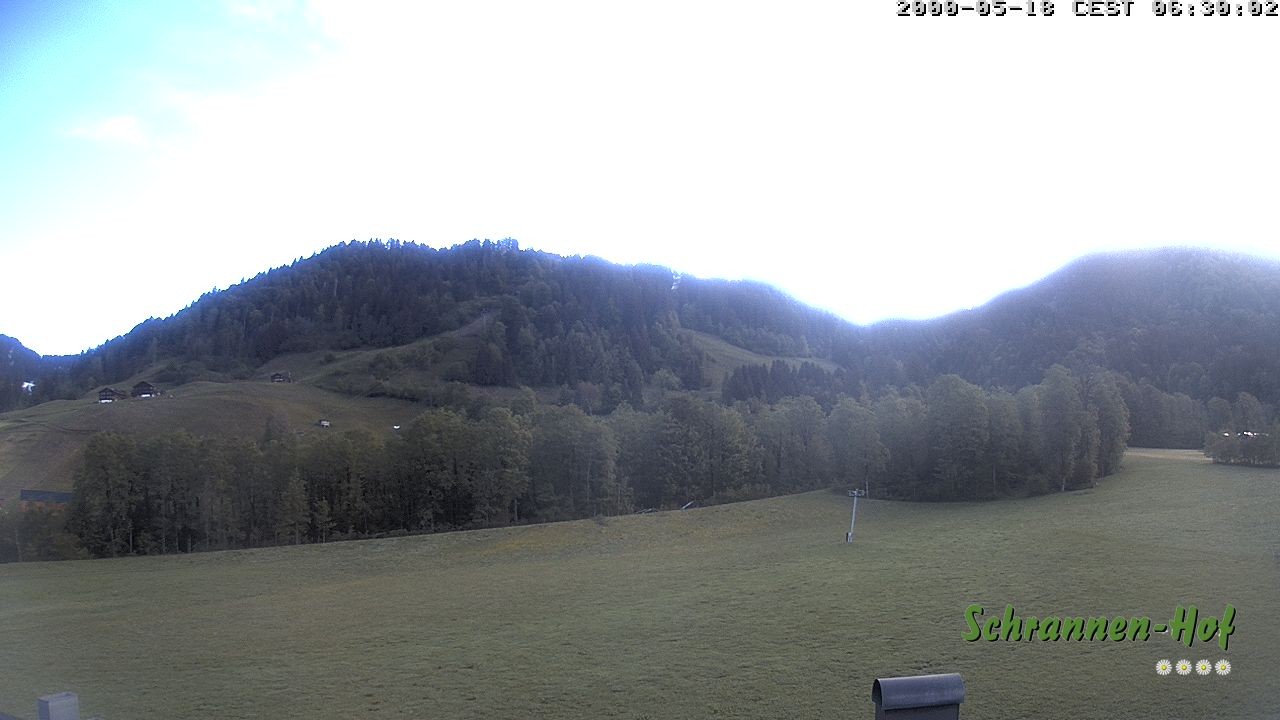 Archiv Foto Webcam Schoppernau: Schrannen-Hof