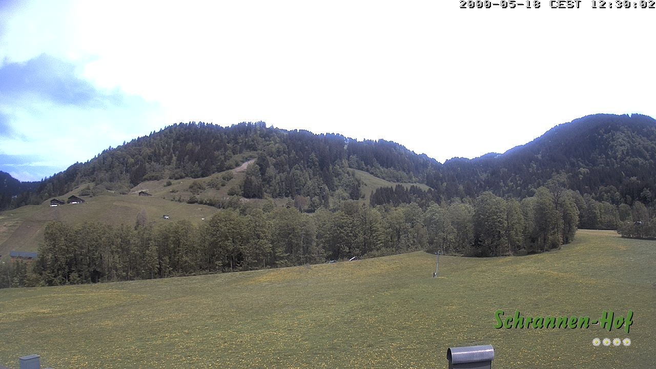 Archiv Foto Webcam Schoppernau: Schrannen-Hof