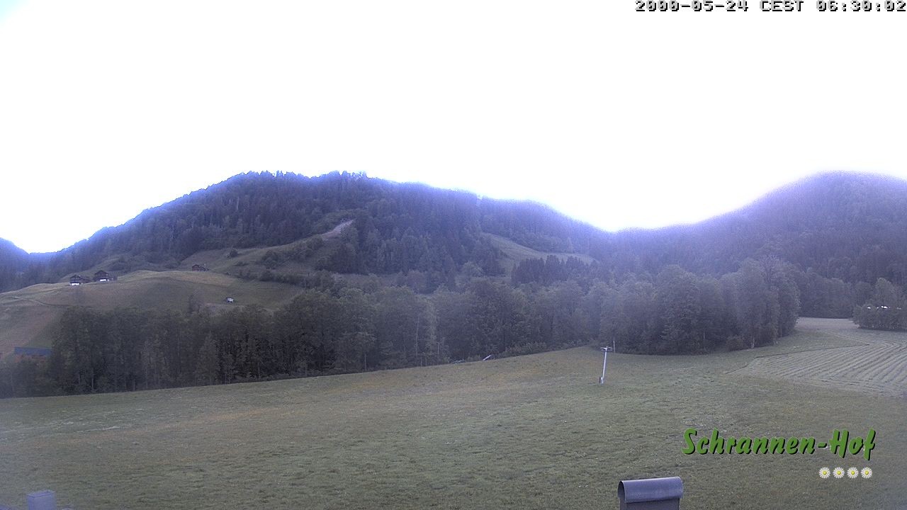 Archiv Foto Webcam Schoppernau: Schrannen-Hof