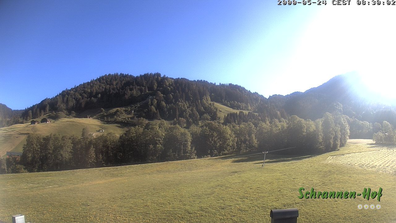 Archiv Foto Webcam Schoppernau: Schrannen-Hof