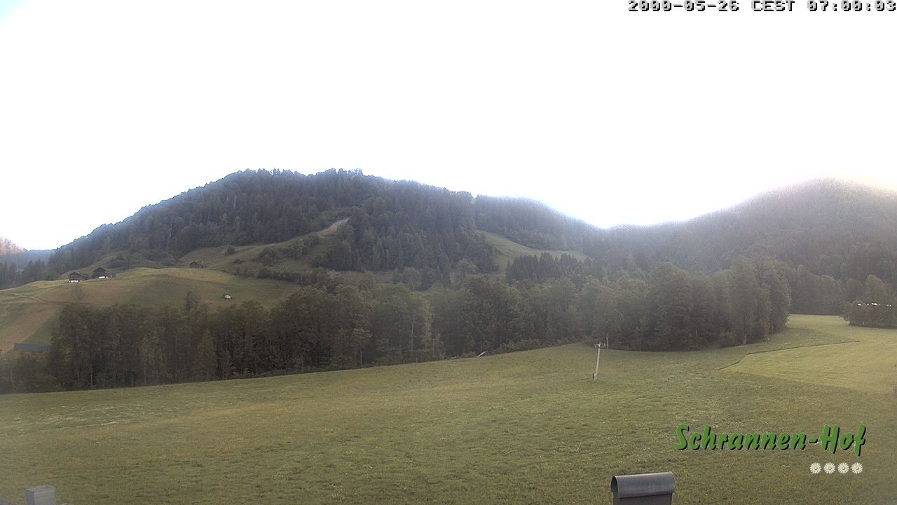 Archiv Foto Webcam Schoppernau: Schrannen-Hof