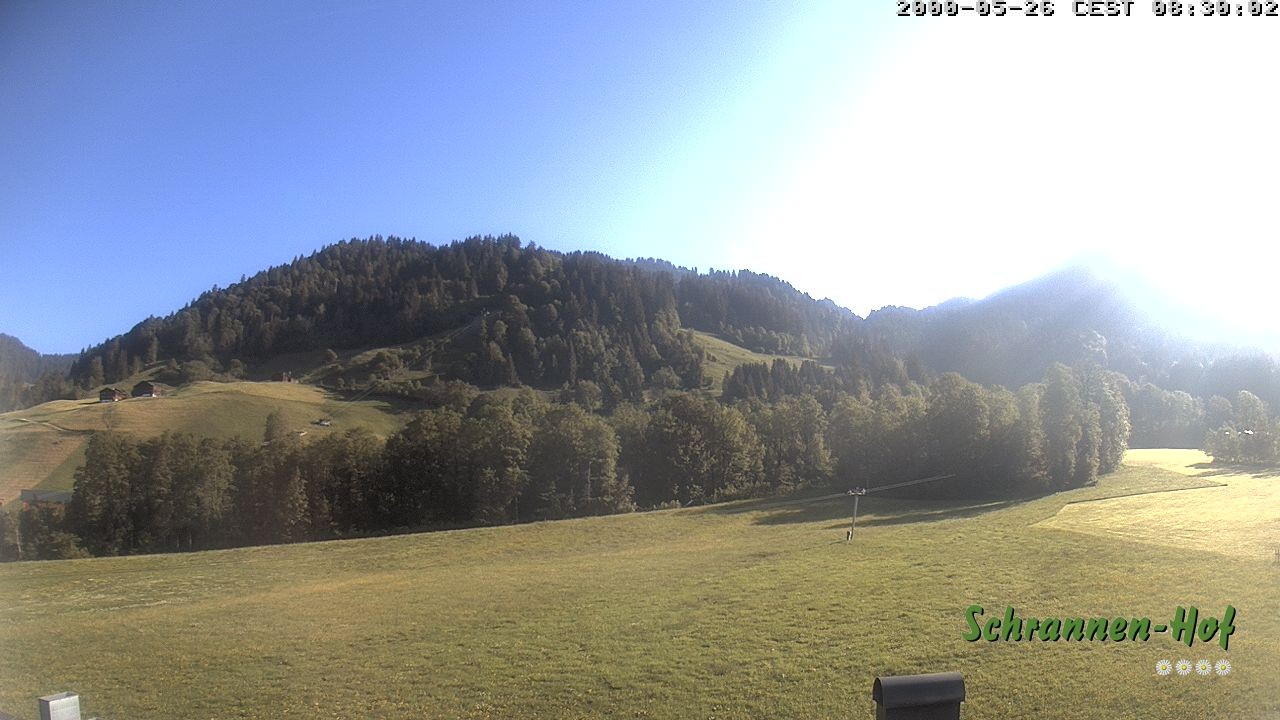 Archiv Foto Webcam Schoppernau: Schrannen-Hof