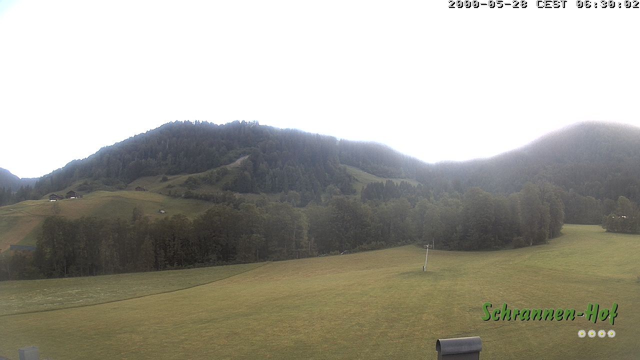 Archived image Webcam Mt. Diedamskopf - Schrannen-Hof