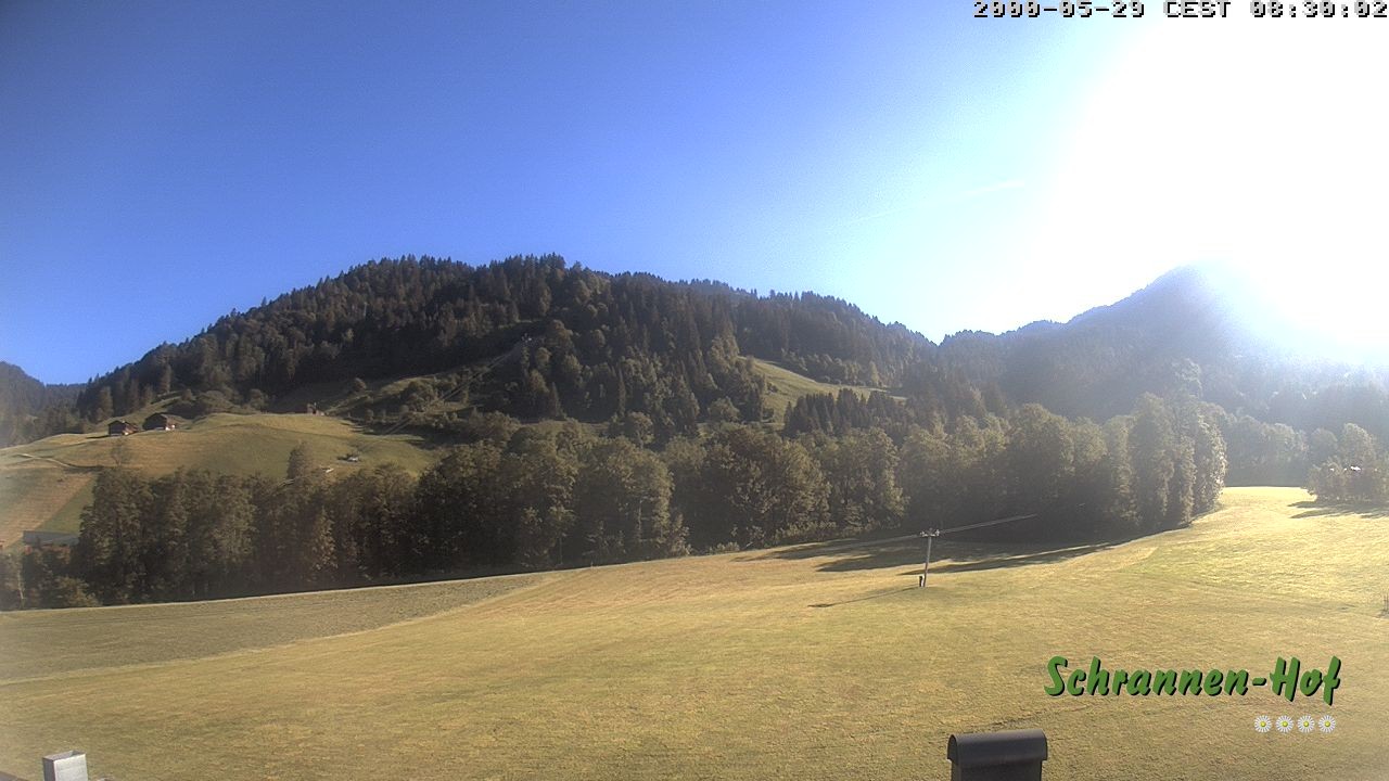 Archiv Foto Webcam Schoppernau: Schrannen-Hof