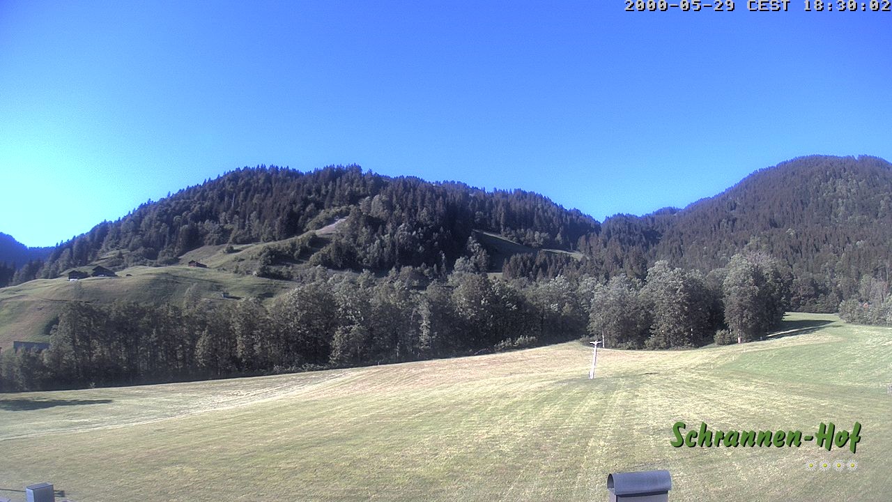 Archiv Foto Webcam Schoppernau: Schrannen-Hof