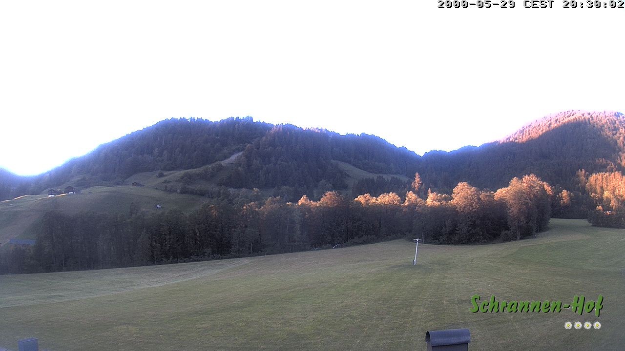 Archiv Foto Webcam Schoppernau: Schrannen-Hof