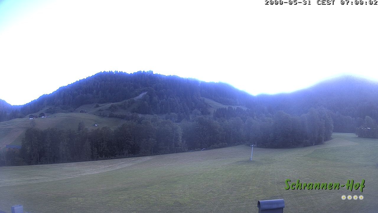Archiv Foto Webcam Schoppernau: Schrannen-Hof