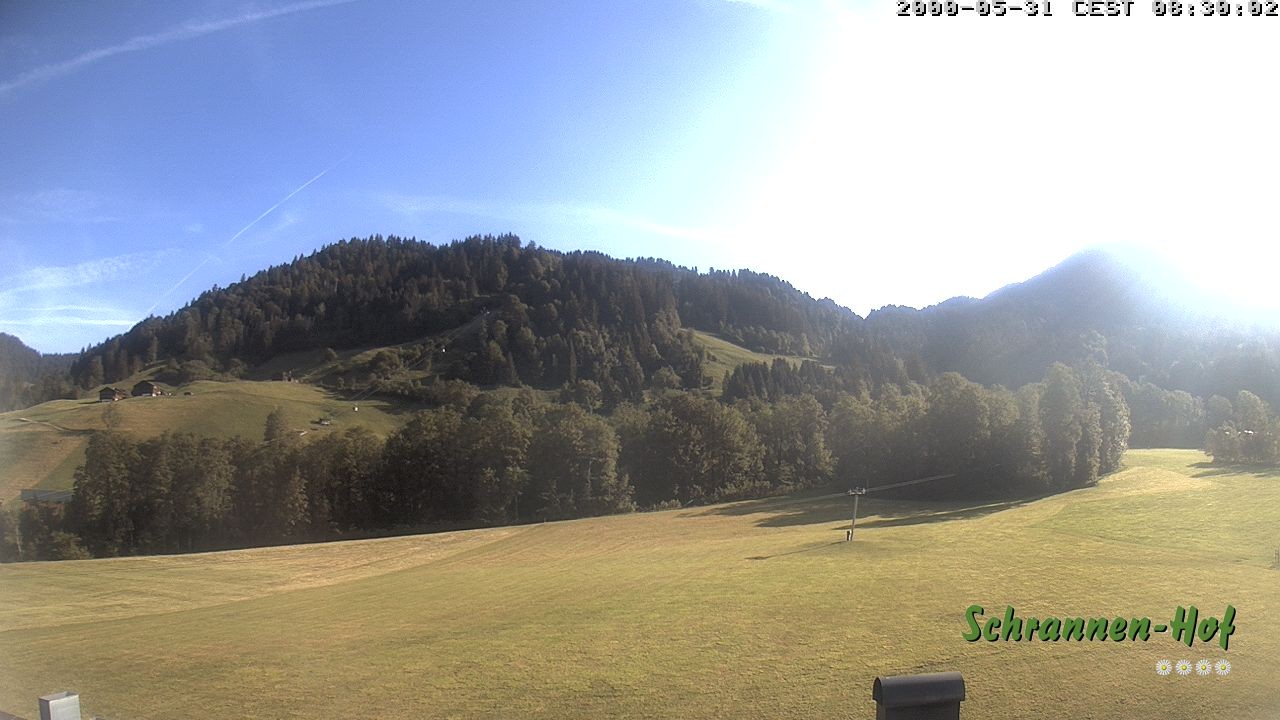 Archiv Foto Webcam Schoppernau: Schrannen-Hof