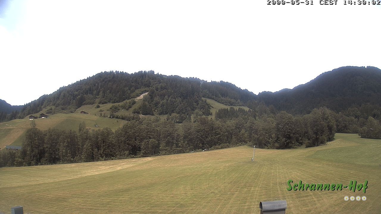 Archiv Foto Webcam Schoppernau: Schrannen-Hof