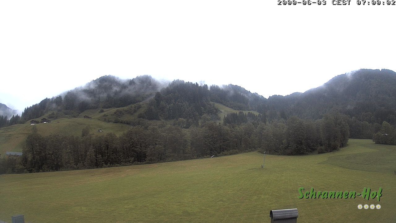 Archiv Foto Webcam Schoppernau: Schrannen-Hof