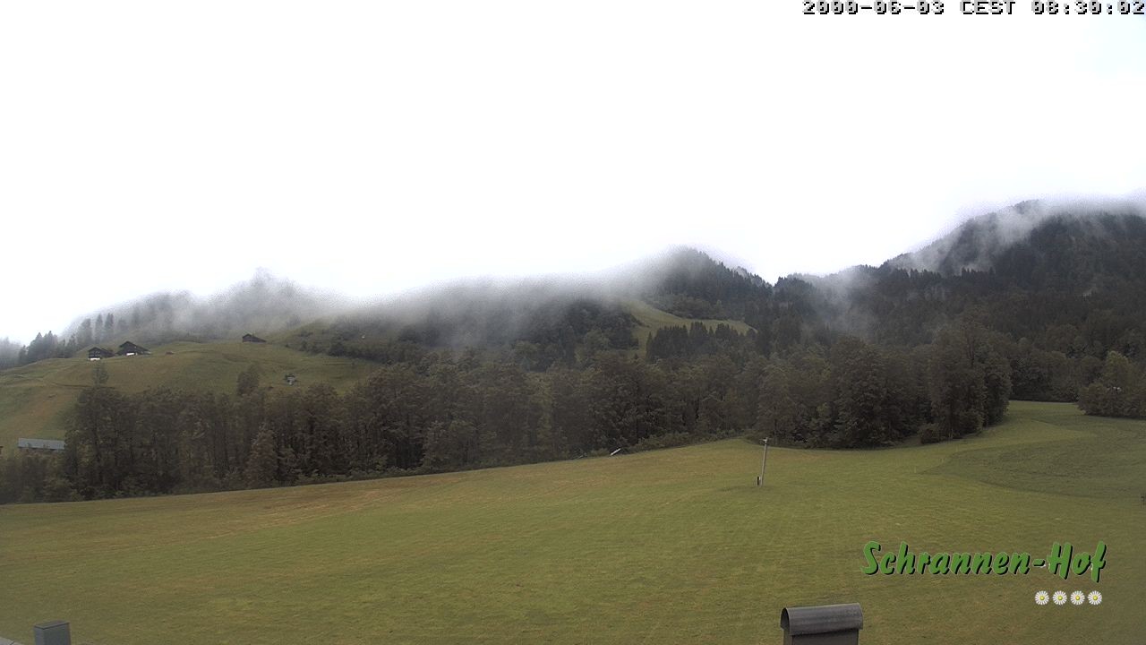Archiv Foto Webcam Schoppernau: Schrannen-Hof