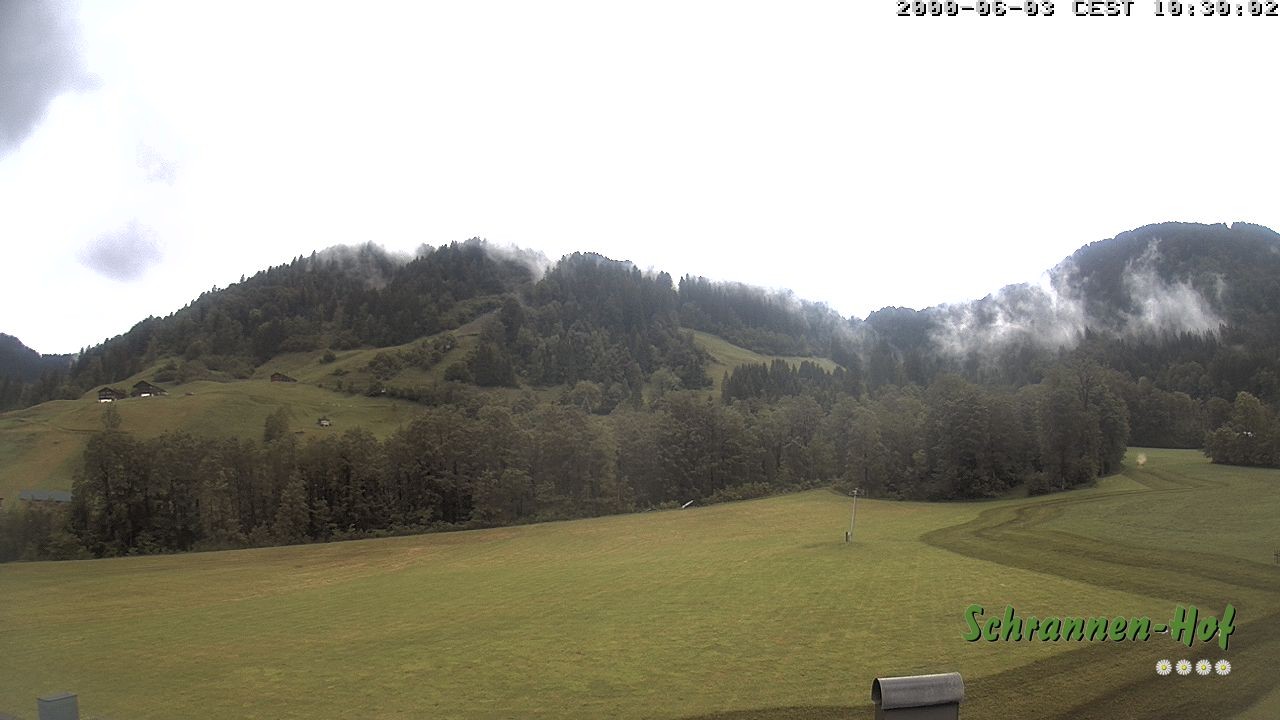 Archiv Foto Webcam Schoppernau: Schrannen-Hof