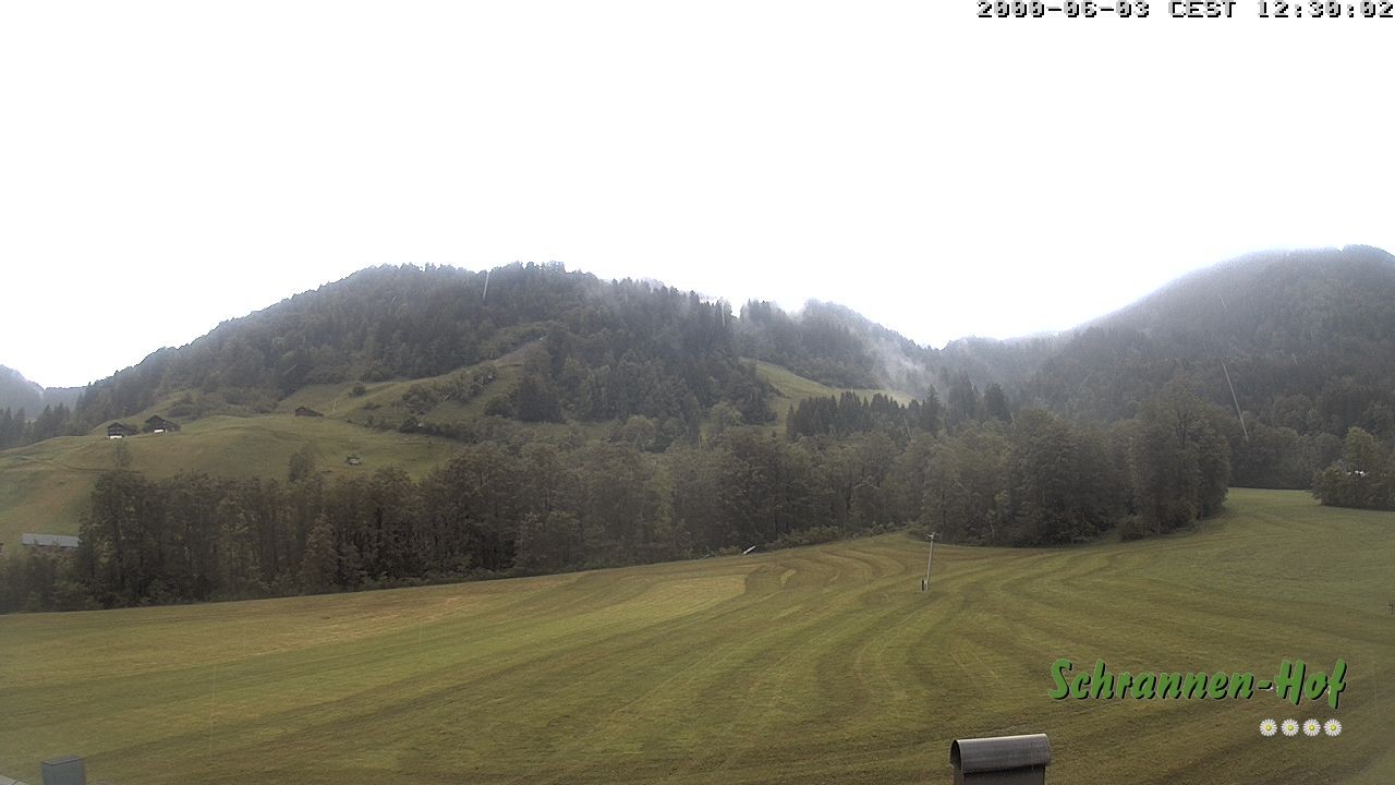 Archiv Foto Webcam Schoppernau: Schrannen-Hof