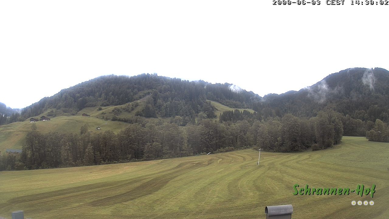 Archiv Foto Webcam Schoppernau: Schrannen-Hof