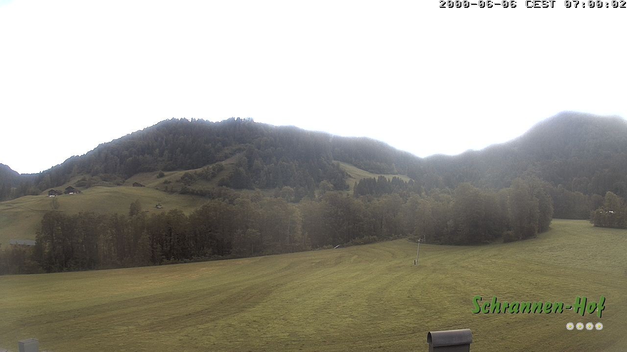 Archiv Foto Webcam Schoppernau: Schrannen-Hof