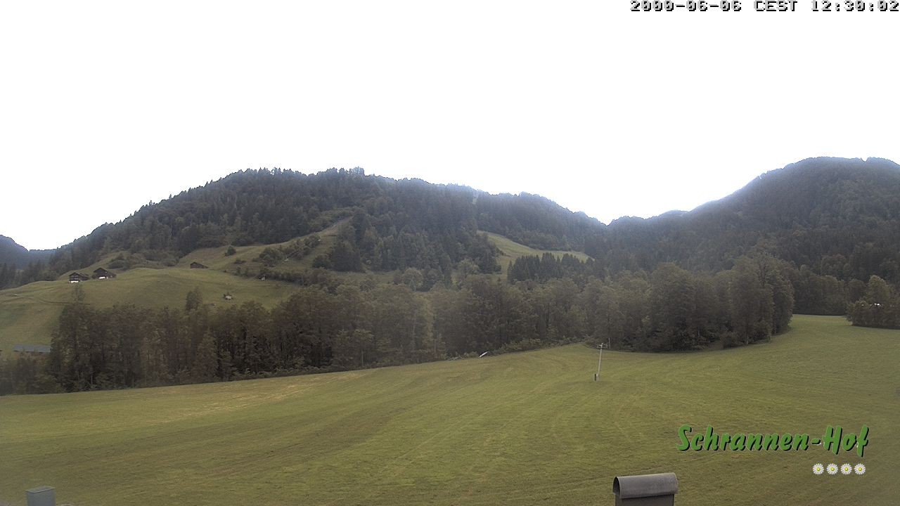 Archiv Foto Webcam Schoppernau: Schrannen-Hof
