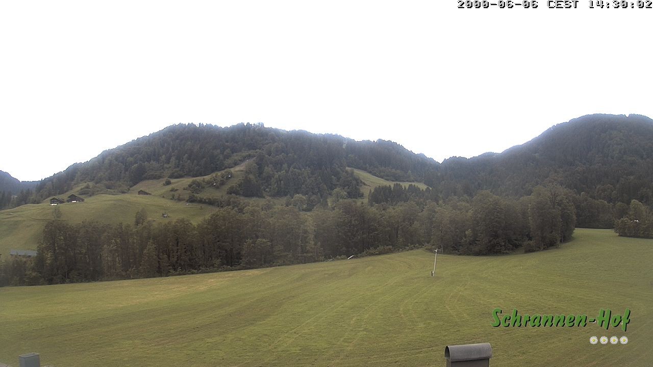 Archiv Foto Webcam Schoppernau: Schrannen-Hof