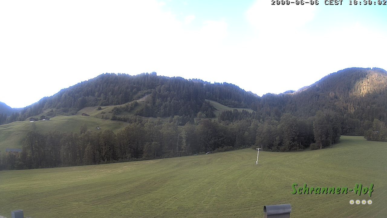 Archiv Foto Webcam Schoppernau: Schrannen-Hof