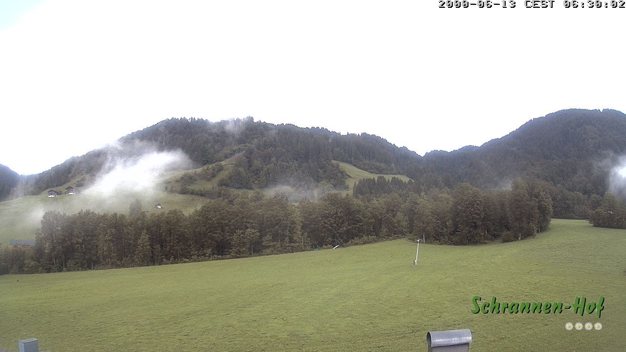 Archiv Foto Webcam Schoppernau: Schrannen-Hof