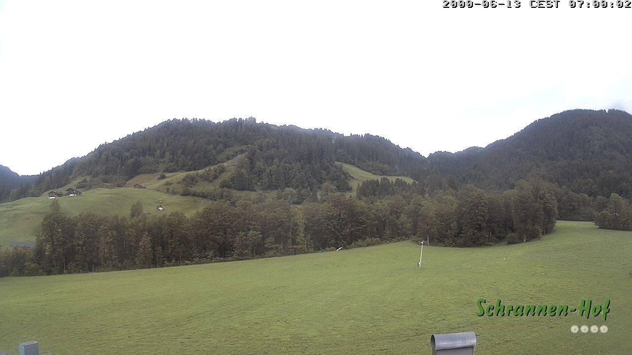 Archiv Foto Webcam Schoppernau: Schrannen-Hof