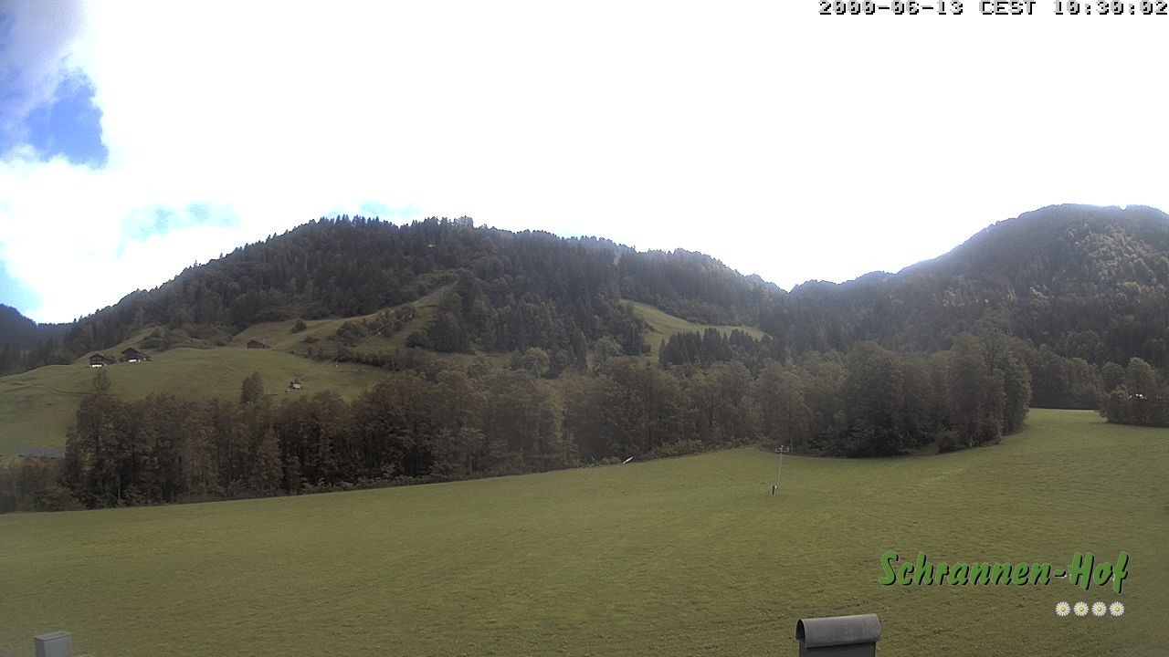 Archiv Foto Webcam Schoppernau: Schrannen-Hof
