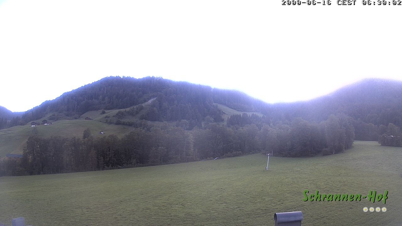 Archived image Webcam Mt. Diedamskopf - Schrannen-Hof