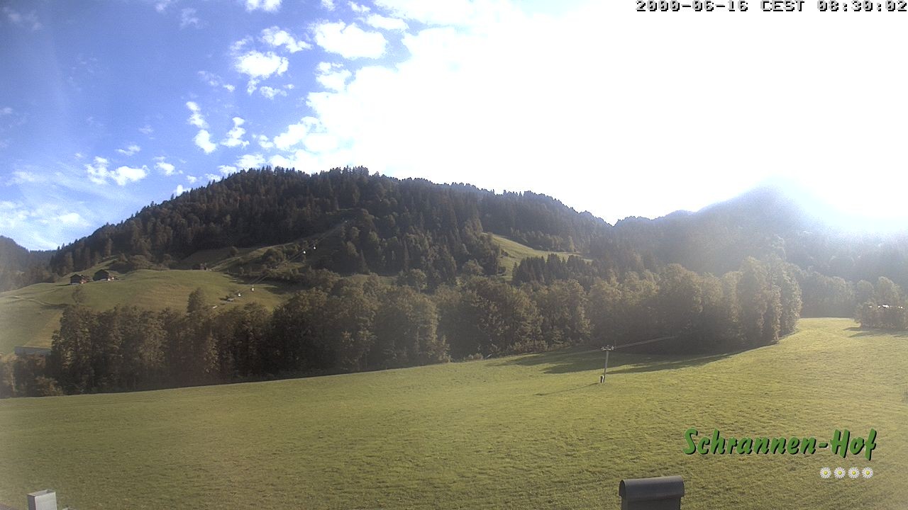 Archiv Foto Webcam Schoppernau: Schrannen-Hof