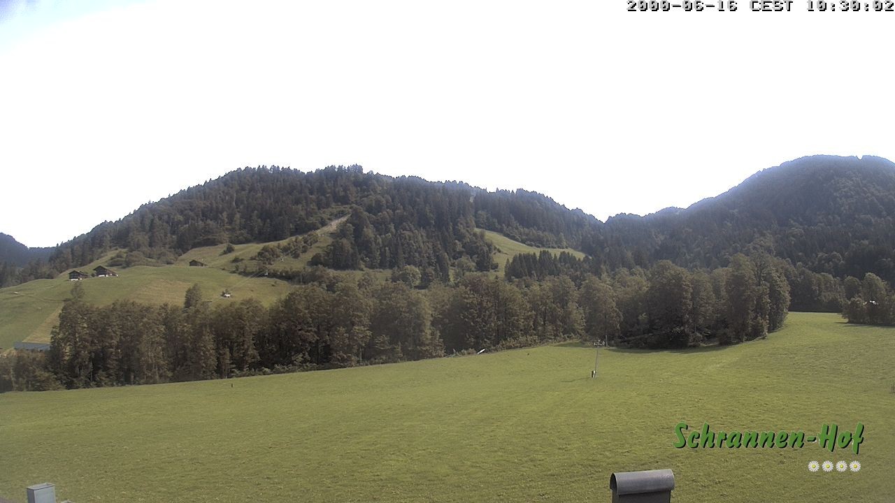 Archiv Foto Webcam Schoppernau: Schrannen-Hof