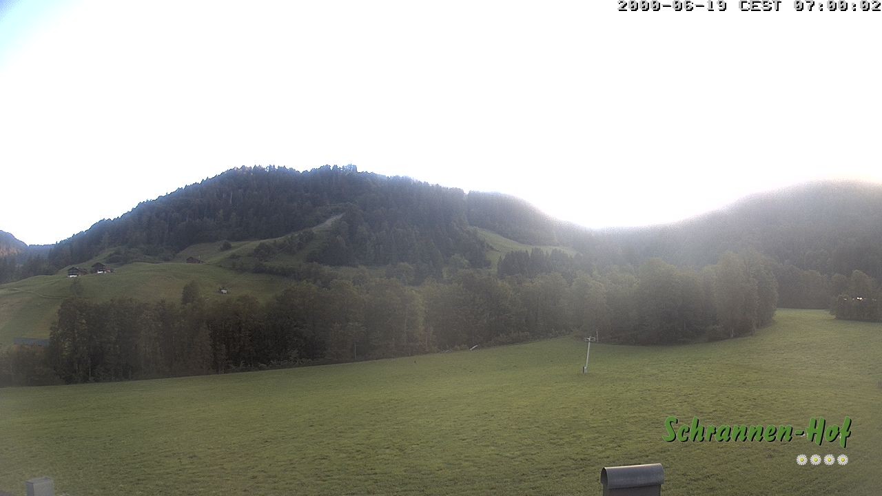 Archiv Foto Webcam Schoppernau: Schrannen-Hof