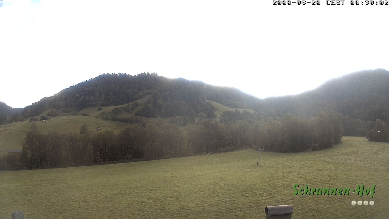 Archiv Foto Webcam Schoppernau: Schrannen-Hof