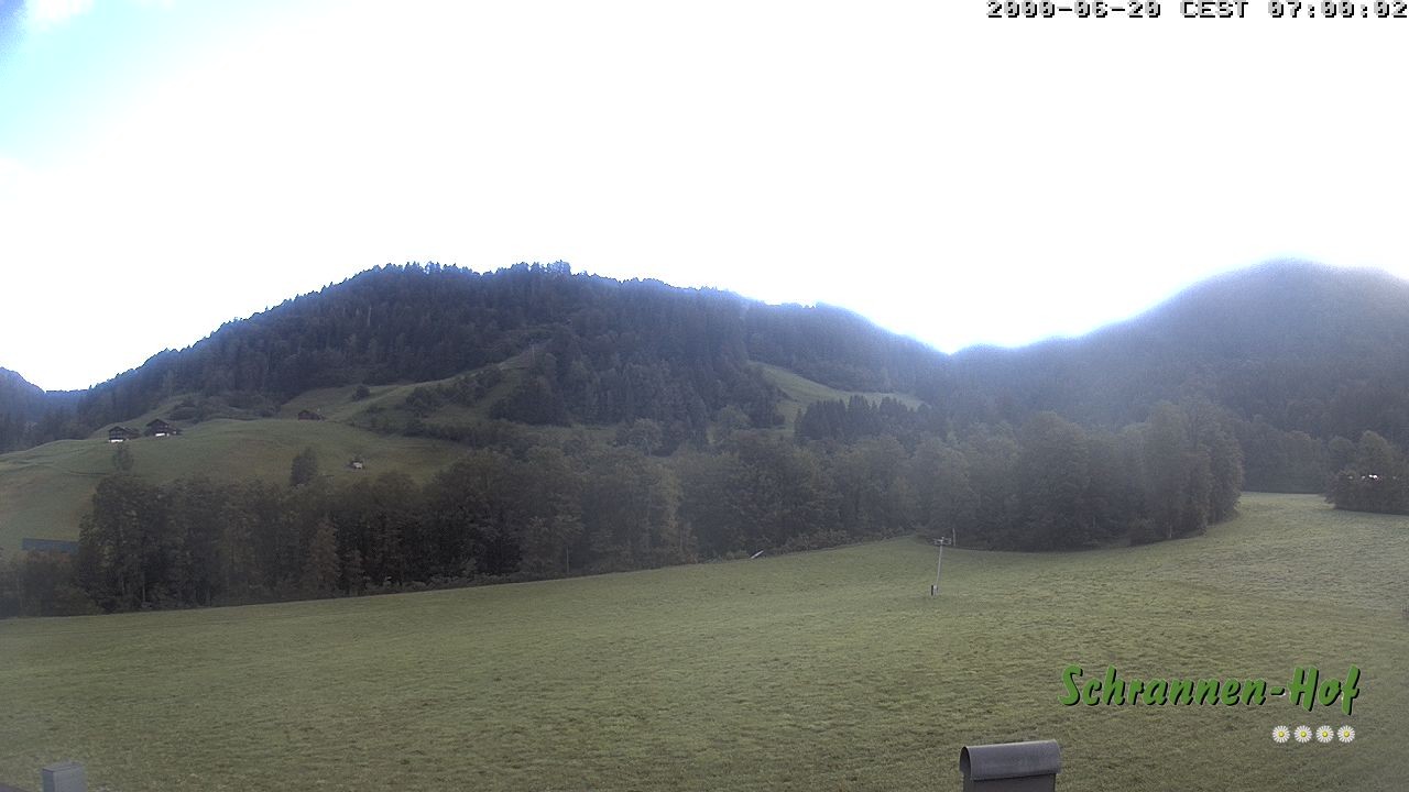 Archiv Foto Webcam Schoppernau: Schrannen-Hof