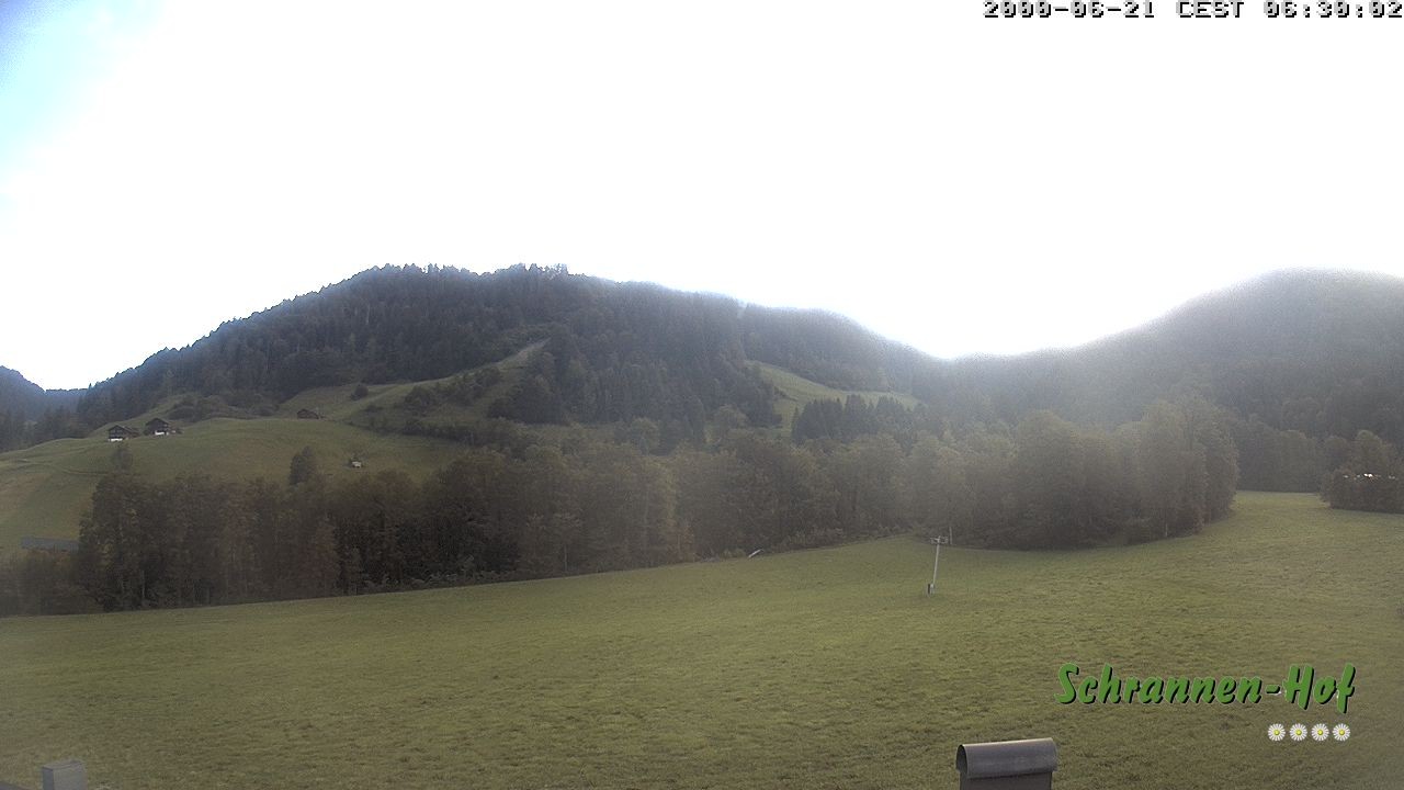 Archiv Foto Webcam Schoppernau: Schrannen-Hof