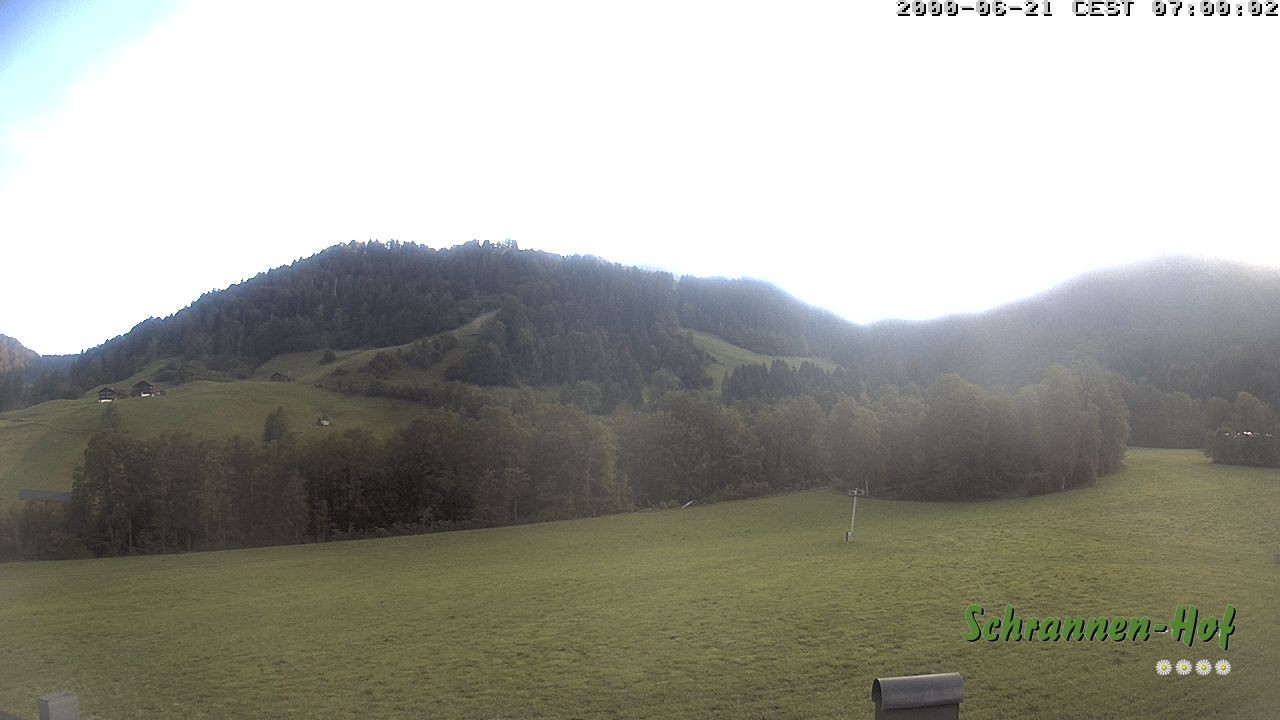 Archiv Foto Webcam Schoppernau: Schrannen-Hof