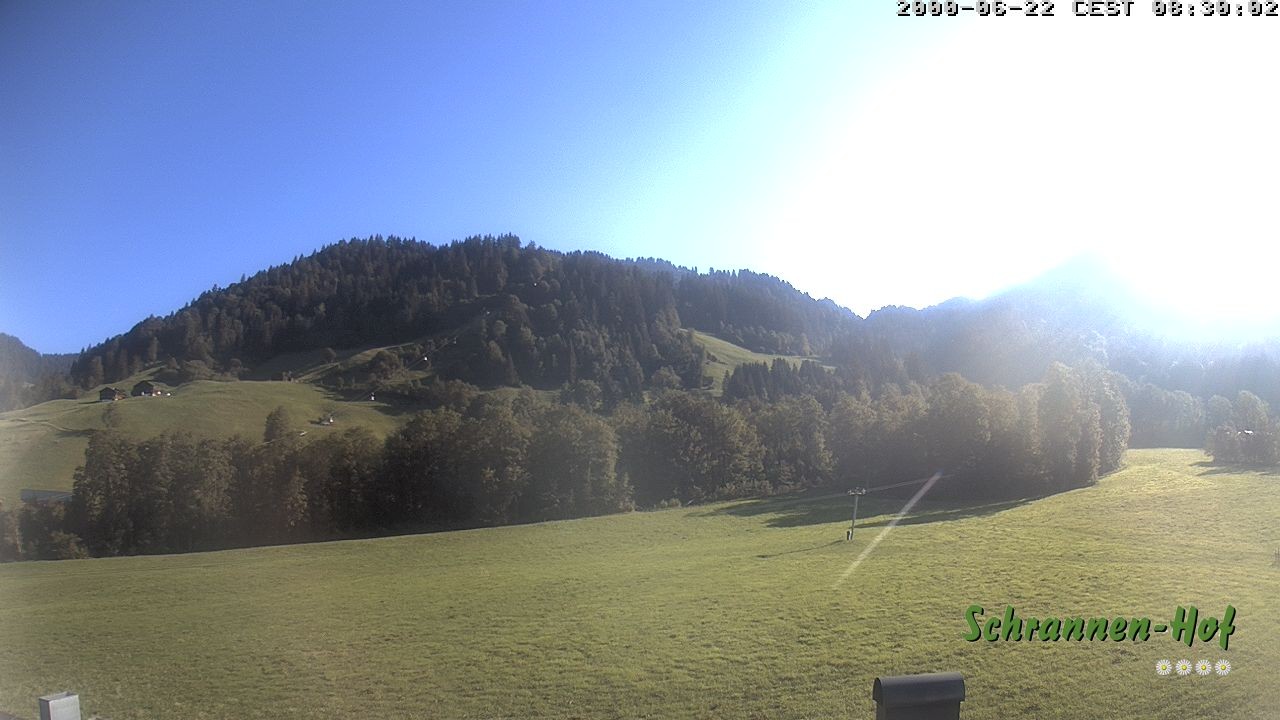 Archiv Foto Webcam Schoppernau: Schrannen-Hof