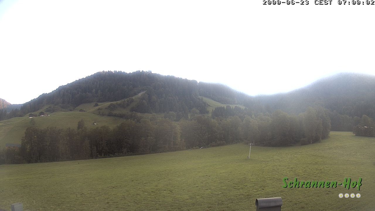 Archiv Foto Webcam Schoppernau: Schrannen-Hof