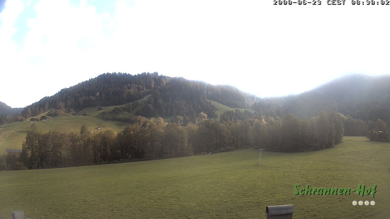 Archiv Foto Webcam Schoppernau: Schrannen-Hof