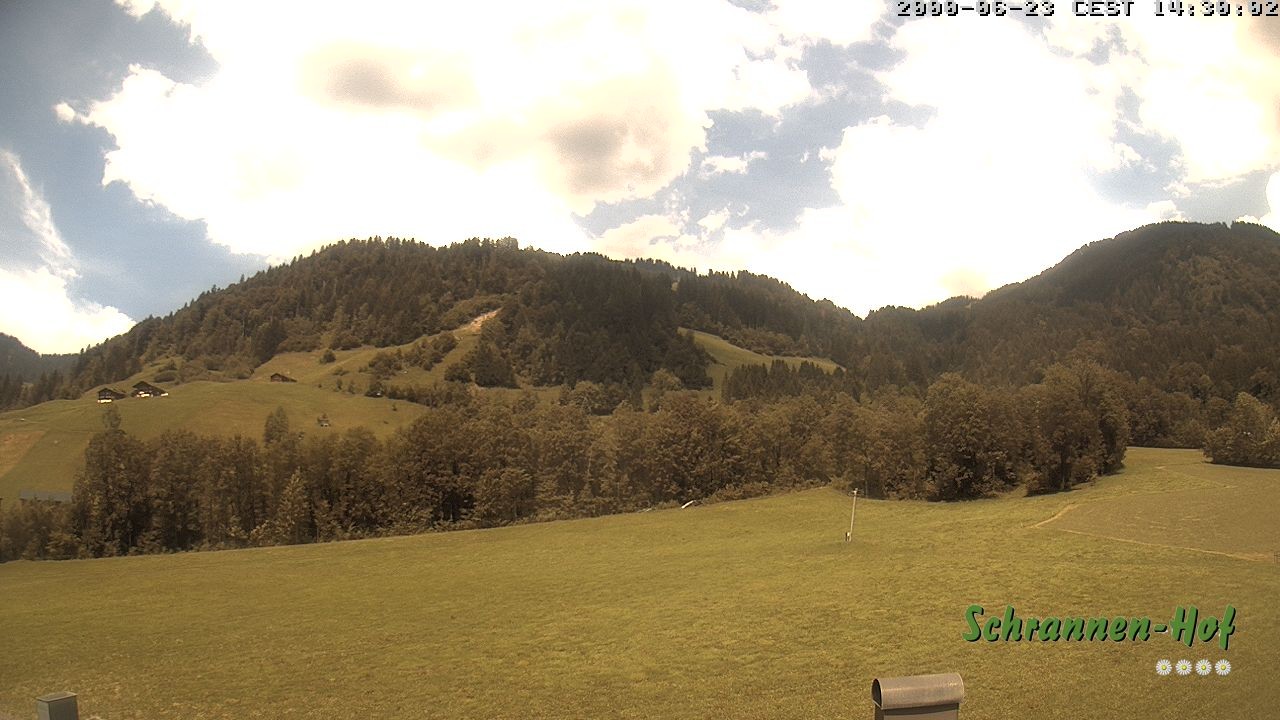 Archiv Foto Webcam Schoppernau: Schrannen-Hof