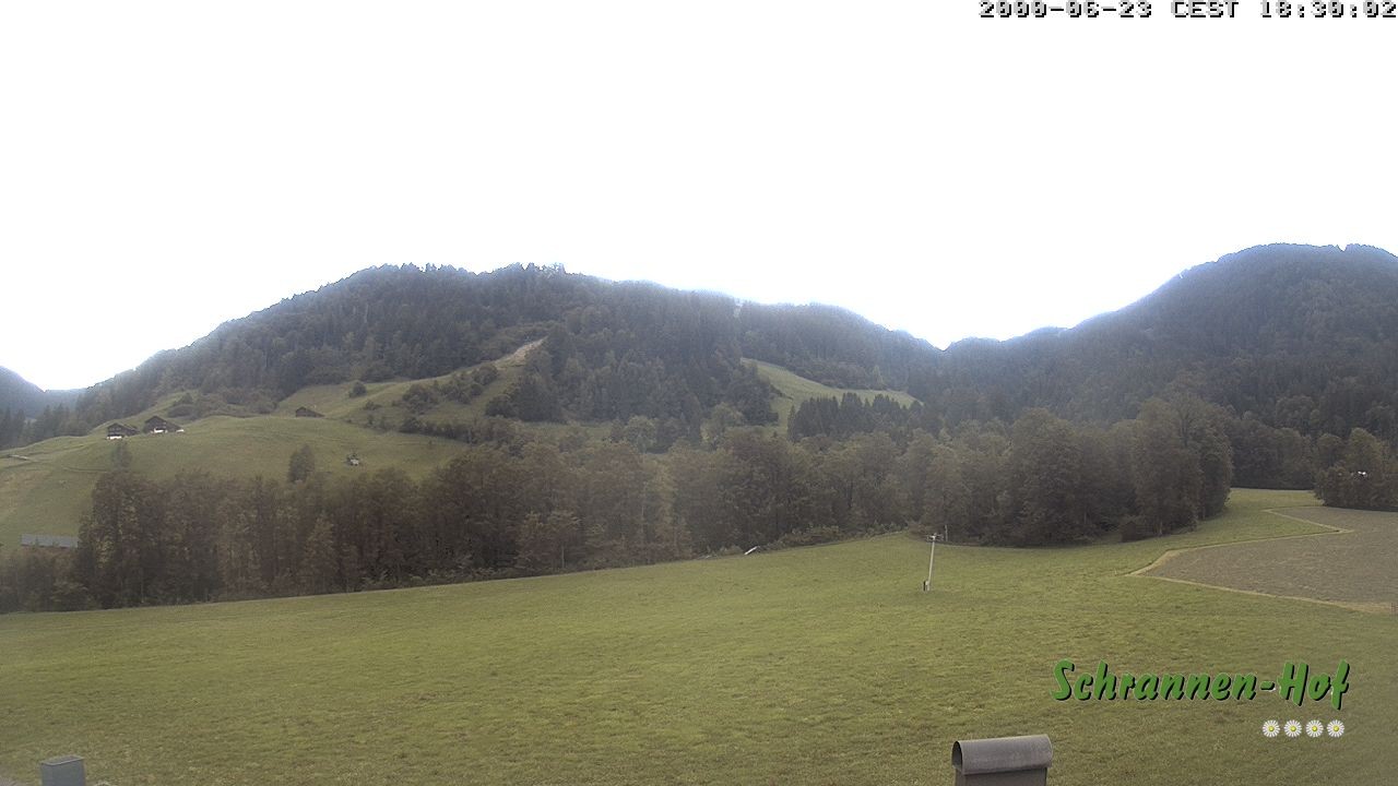 Archiv Foto Webcam Schoppernau: Schrannen-Hof