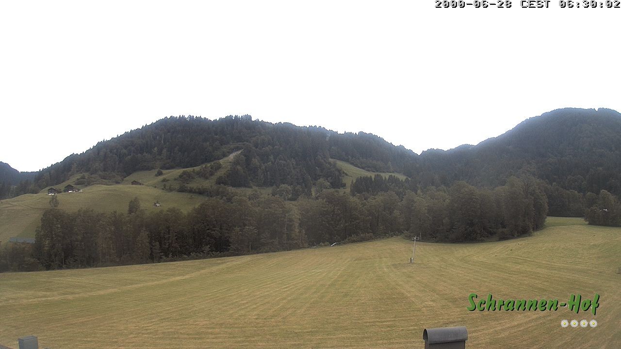 Archiv Foto Webcam Schoppernau: Schrannen-Hof