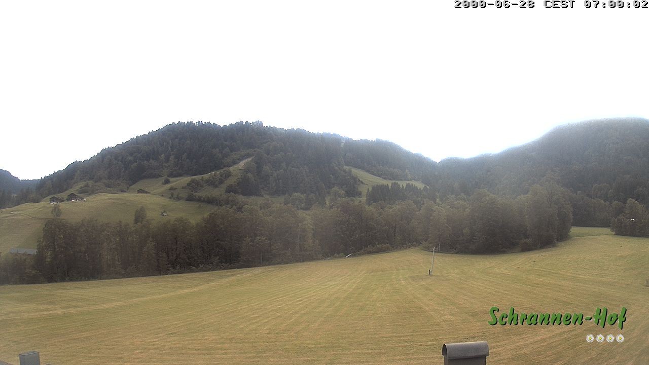 Archiv Foto Webcam Schoppernau: Schrannen-Hof