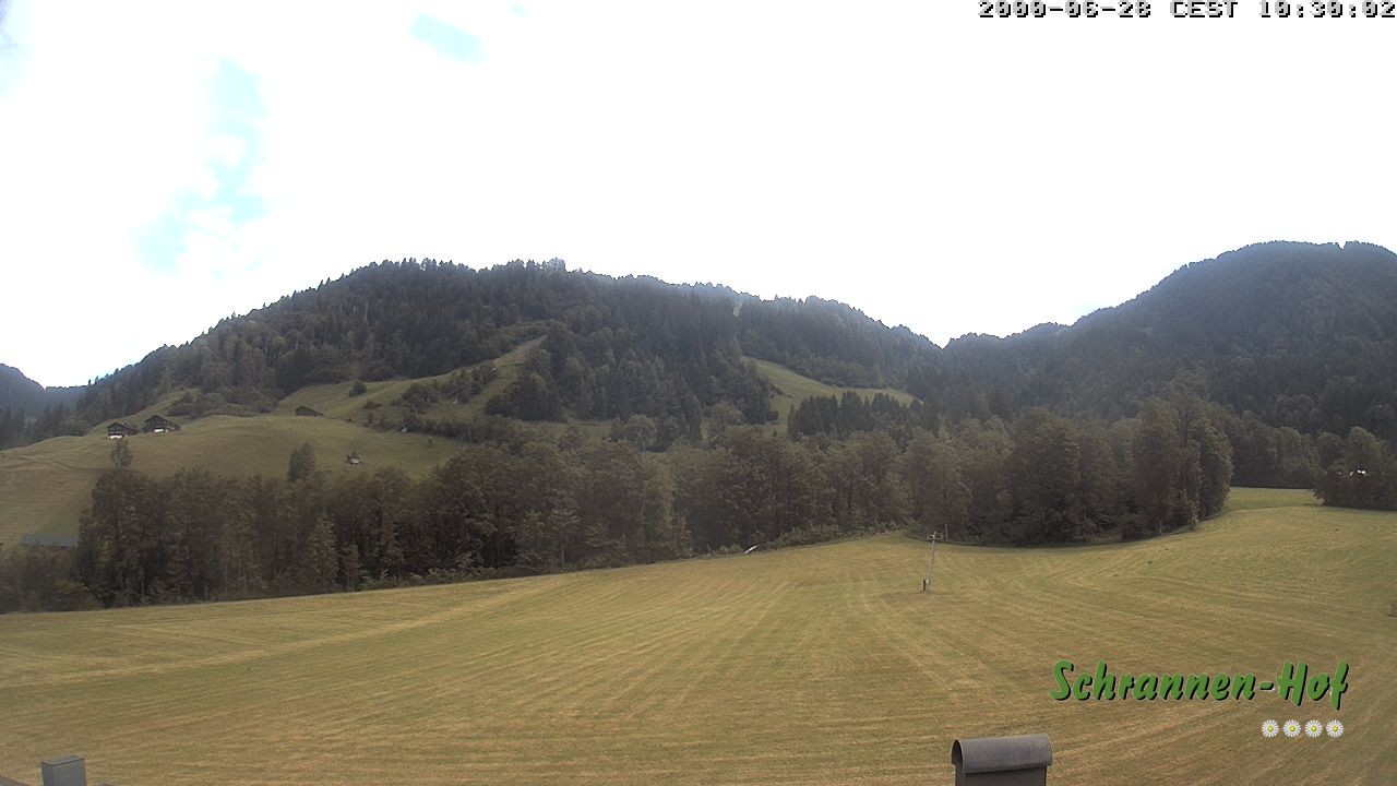 Archiv Foto Webcam Schoppernau: Schrannen-Hof