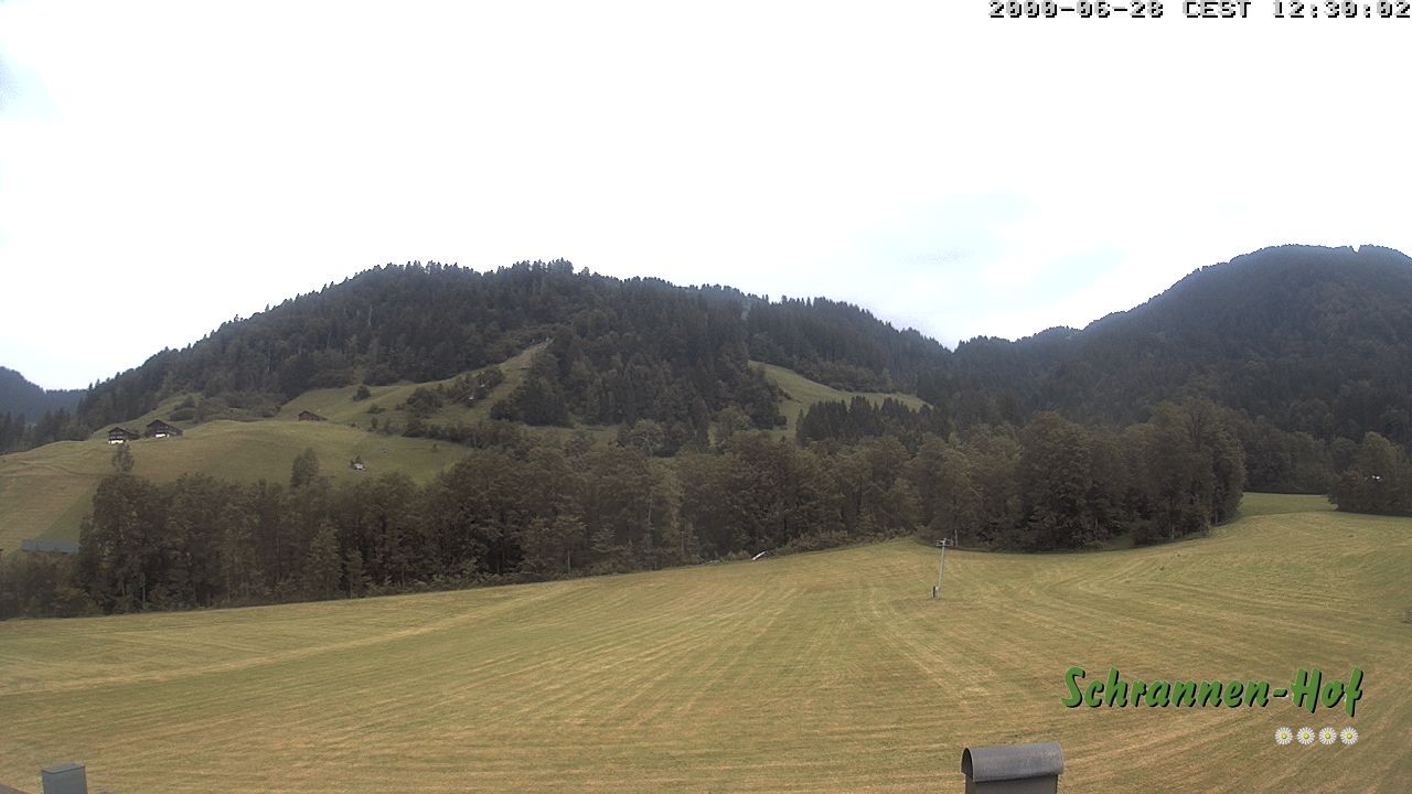 Archiv Foto Webcam Schoppernau: Schrannen-Hof