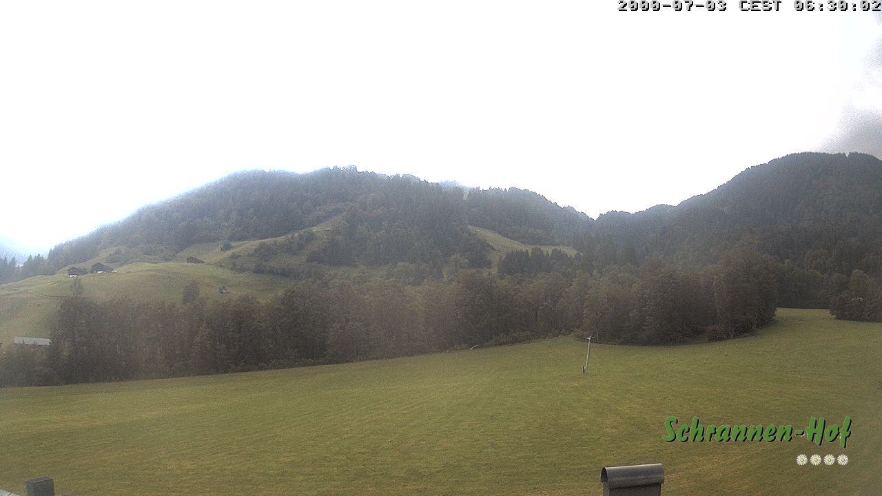 Archiv Foto Webcam Schoppernau: Schrannen-Hof