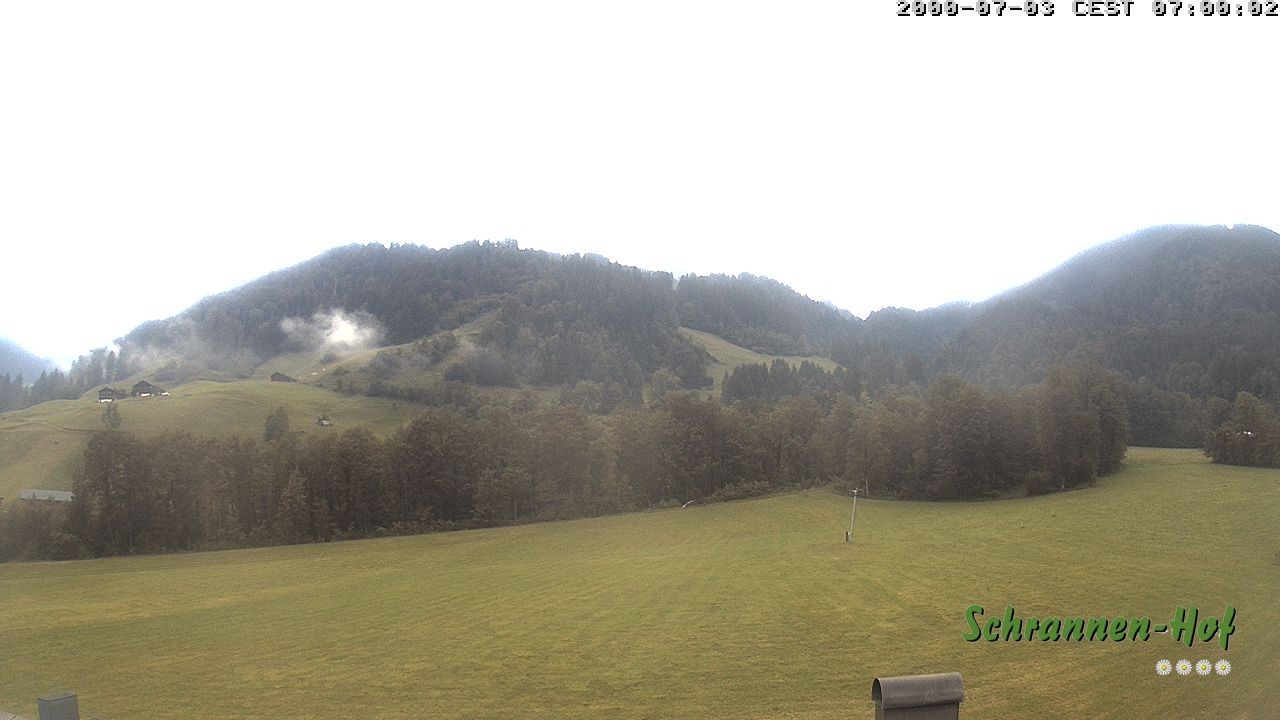Archiv Foto Webcam Schoppernau: Schrannen-Hof