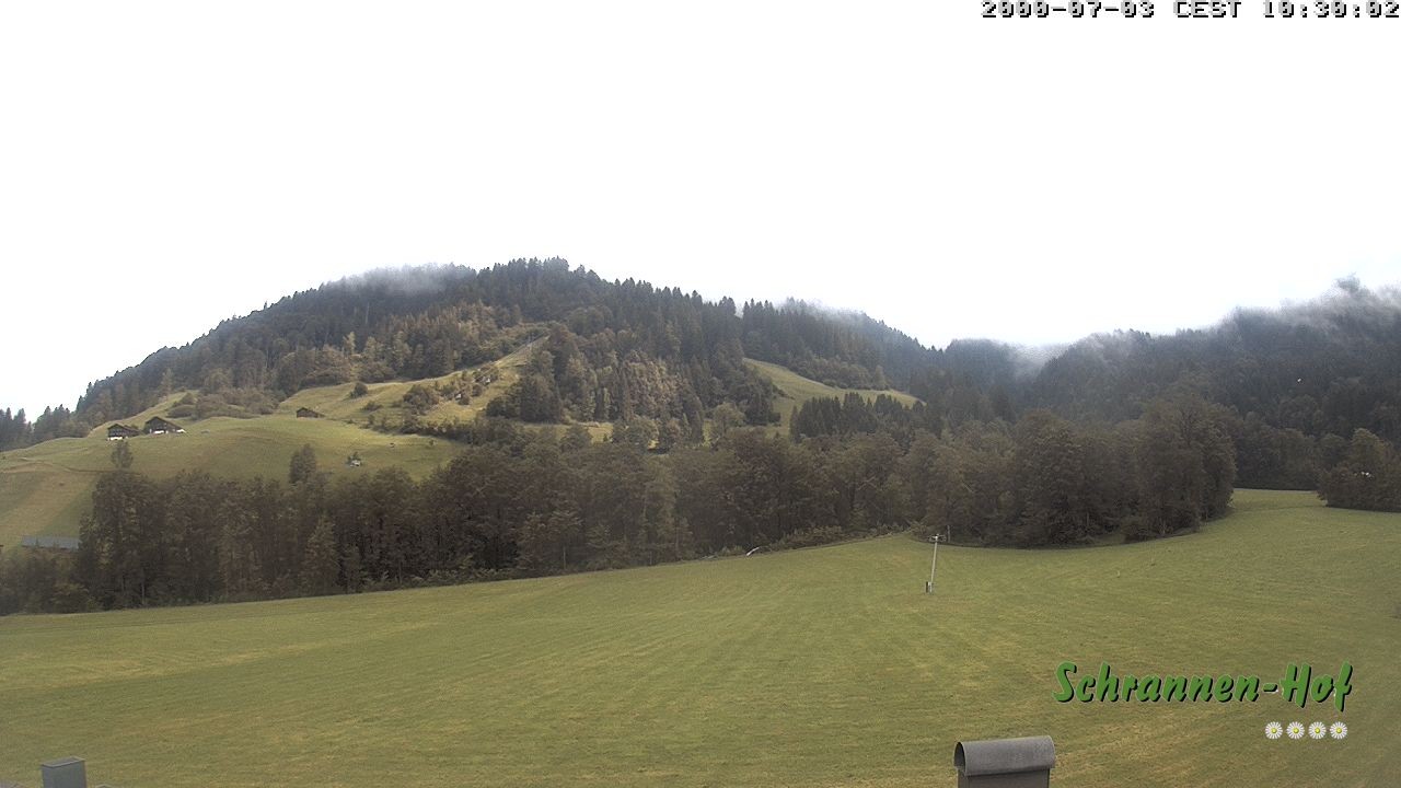 Archiv Foto Webcam Schoppernau: Schrannen-Hof