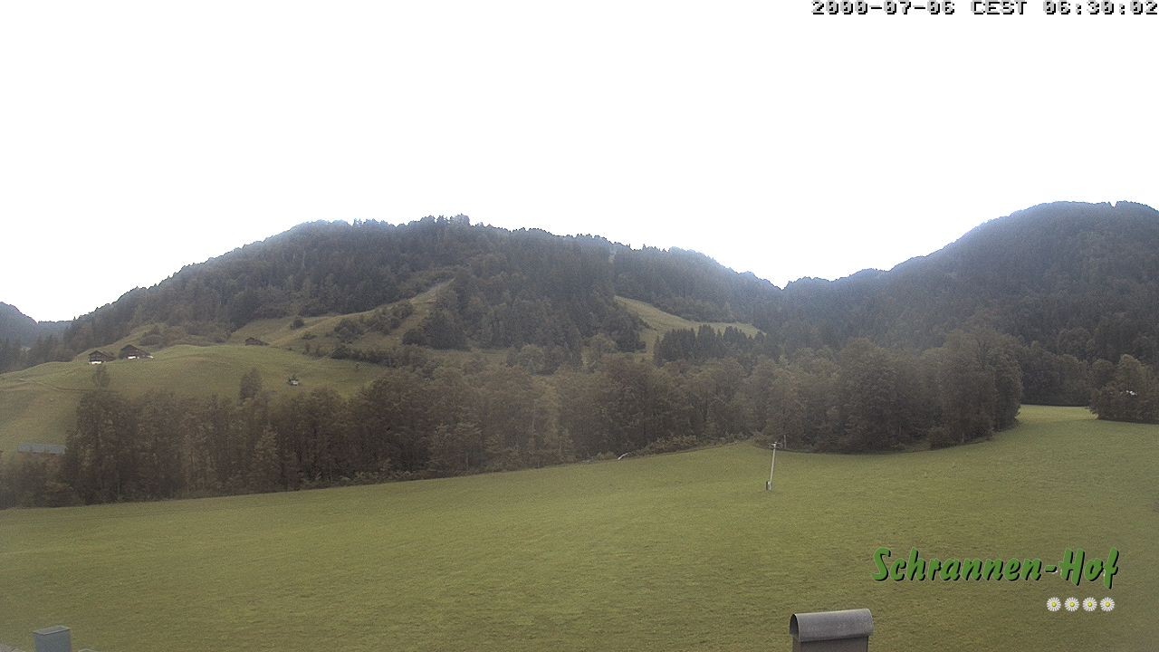 Archived image Webcam Mt. Diedamskopf - Schrannen-Hof