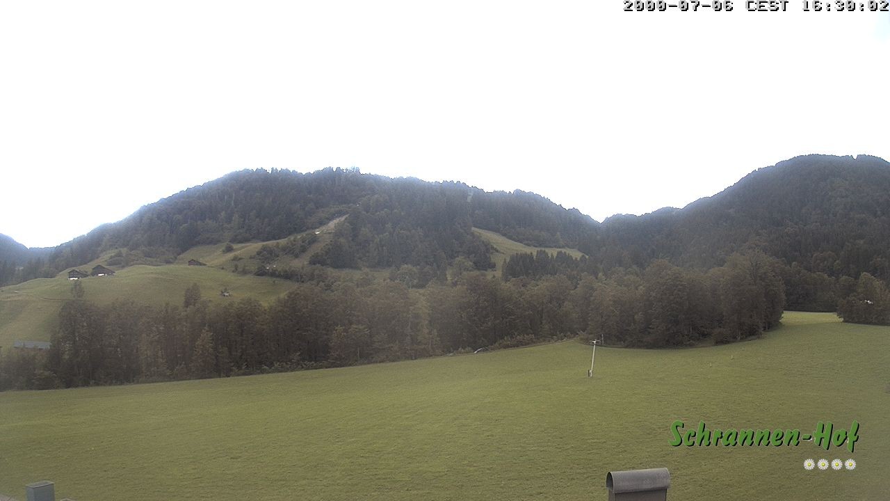 Archived image Webcam Mt. Diedamskopf - Schrannen-Hof